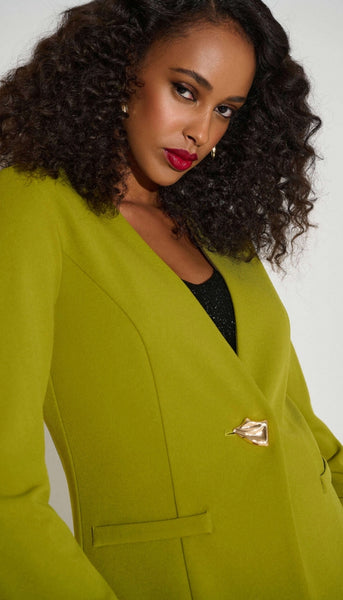 Collarless Blazer