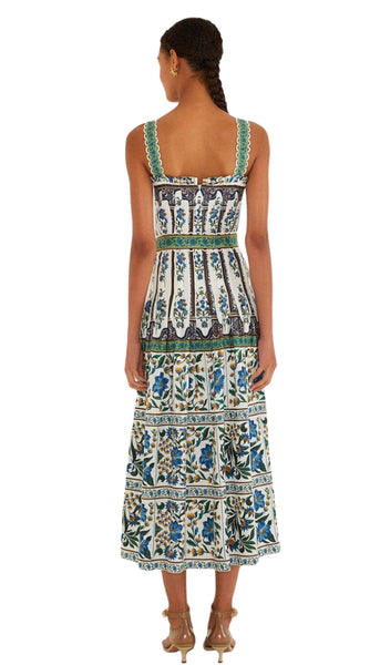 Manoela Off White Sleevless Maxi