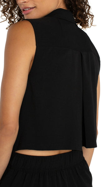 Sleeveless Wide Leg Jumpsuit