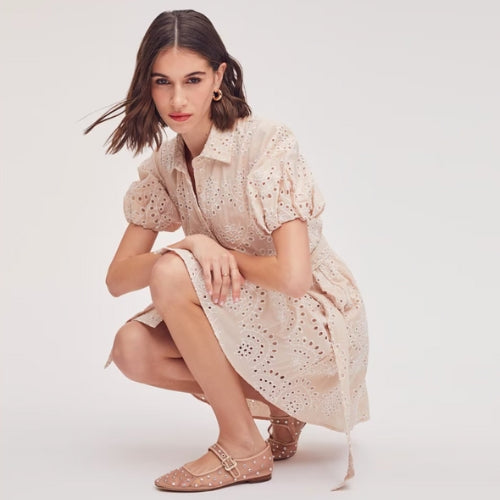 Michaela Shine-Dress Mesh