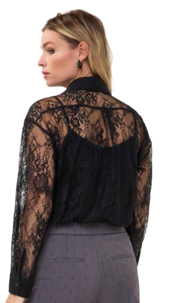 Oversized Lace Blouse