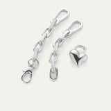 Padlock Heart Chain Bracelet