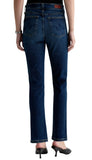 Mari Crop-Mid Rise Slim Straight - Havanna