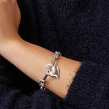 Padlock Heart Chain Bracelet