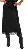 Satin Lace Skirt