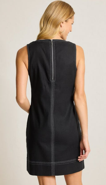 Palm-A-Dora Split Neck Dress