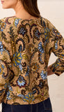 Soft Yarn 3/4 Sleeve Crewneck