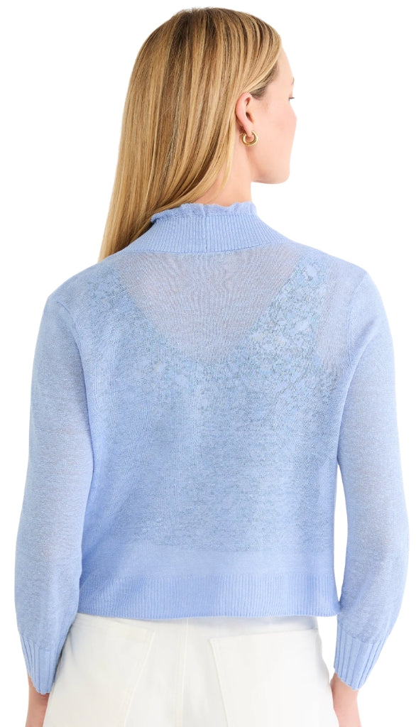 Ruffle Feather knit Cardigan