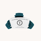 Open small hair clip -Teal With It