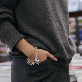 Padlock Heart Chain Bracelet