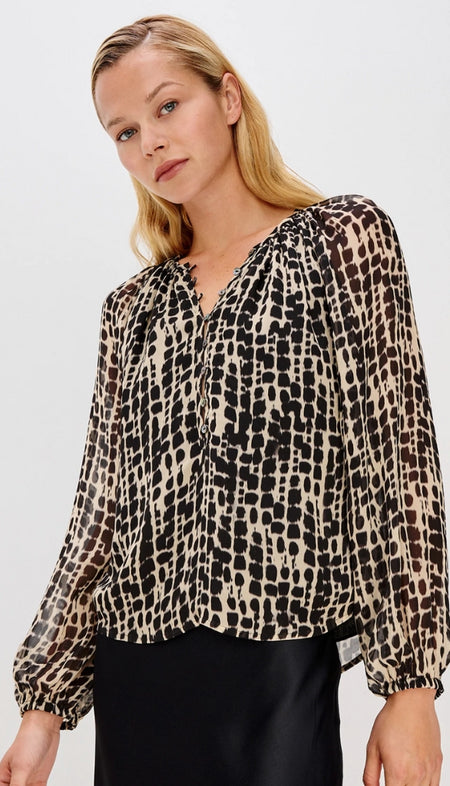 Ines Drape Front Top