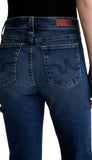 Mari Crop-Mid Rise Slim Straight - Havanna