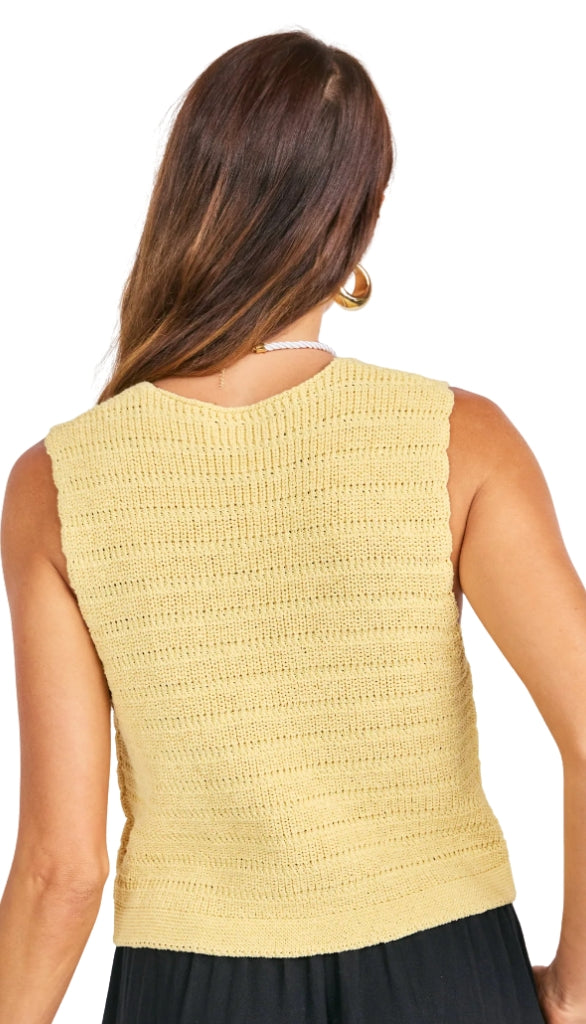 Pineapple Sweater Tank