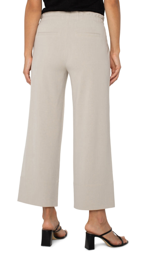 Pull On Tie Waist Wide Leg-26"
