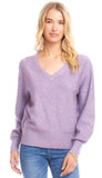 Sequin V Neck Sweater