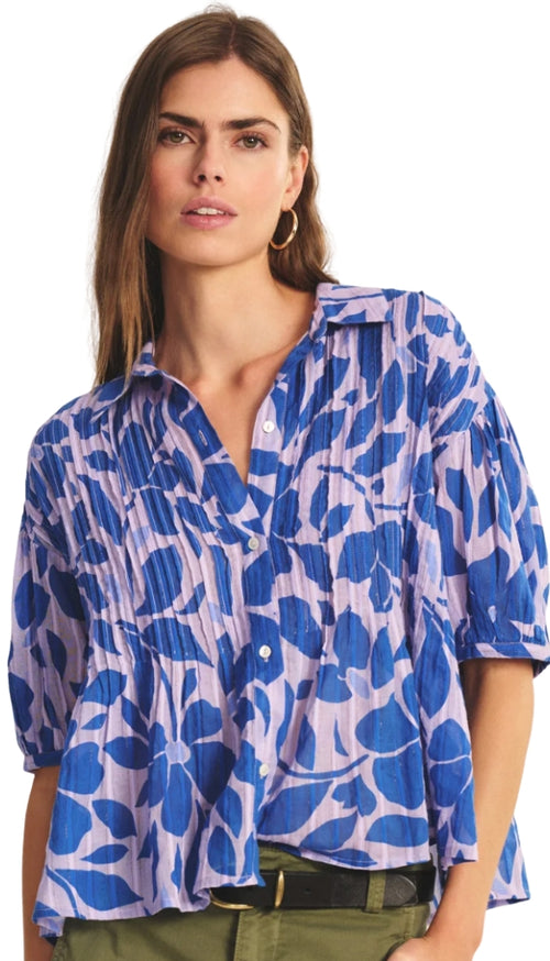 Half Sleeve Button Top