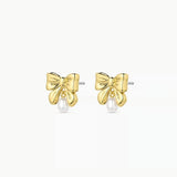 Bow Pearl Earrings
