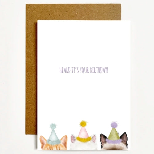 Heard It's Your Birthday-Cats