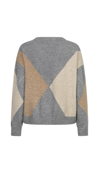 Argyle Knit Sweater