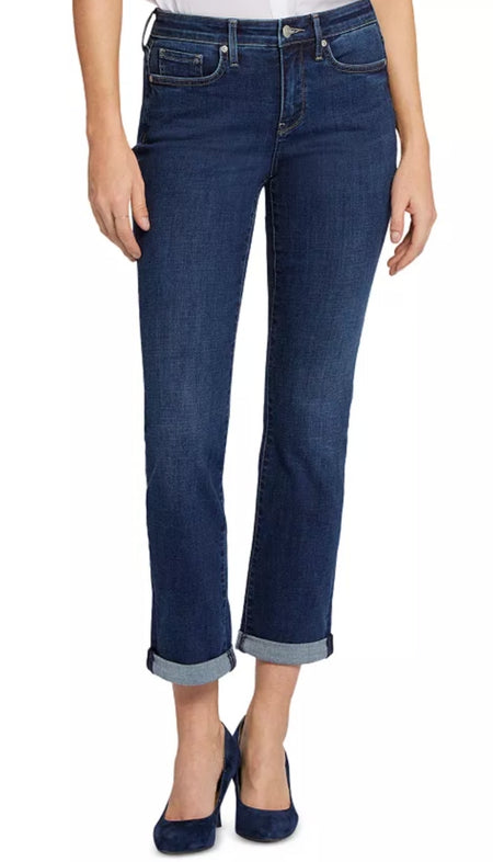 Audrey Pull On Flare Jeans - Dark Night