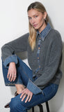 Romi Mixed Media Button Down
