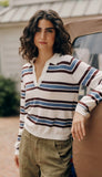 Long Sleeve Placket Pullover