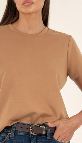 Remington-Scoop Neck Short Sleeve Shirt