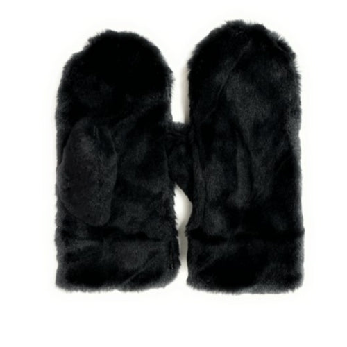 Faux Fur Mitten