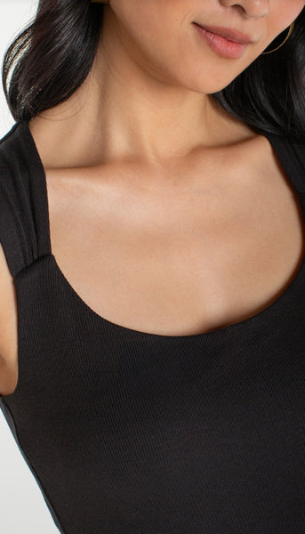 Sleeveless Tank Built In Bra