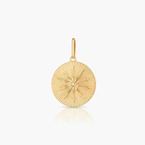 Sundial Coin Charm