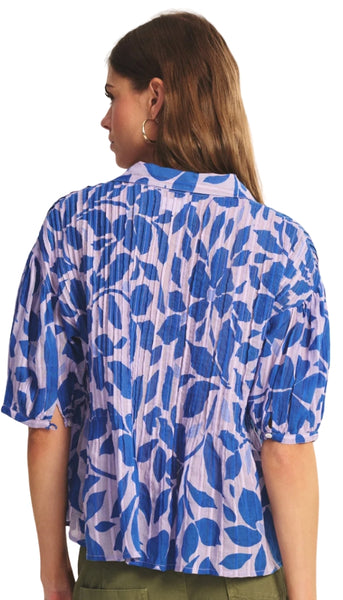 Half Sleeve Button Top