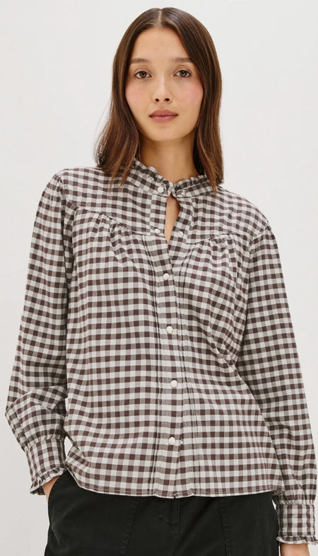 Ines Drape Front Top