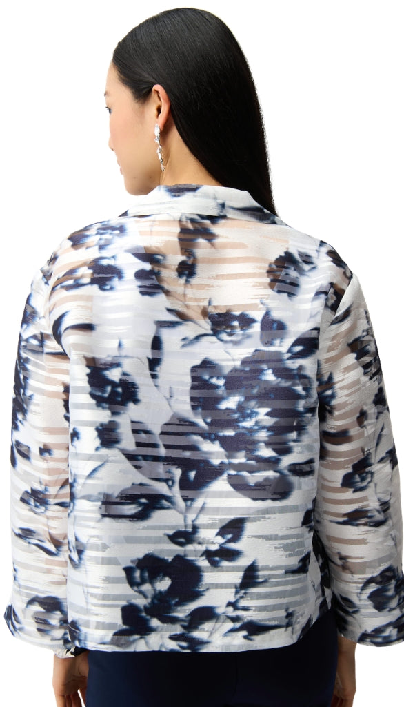 Trapeze Jacket With Stand Collar