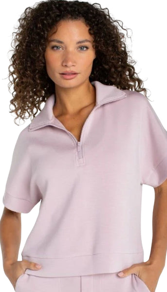 Half Zip Popover Top