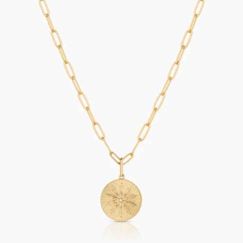 Sundial Coin Charm