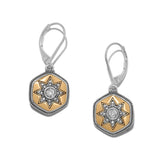 Mosaic Nova Leverback earrings