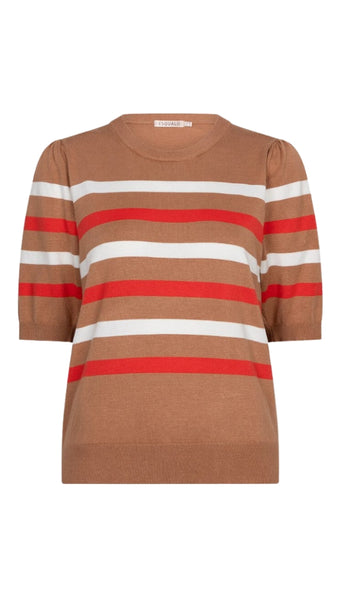 Puff Sleeve Stripe Sweater