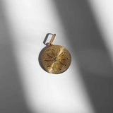 Sundial Coin Charm
