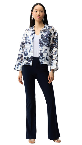 Trapeze Jacket With Stand Collar