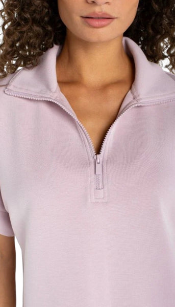 Half Zip Popover Top