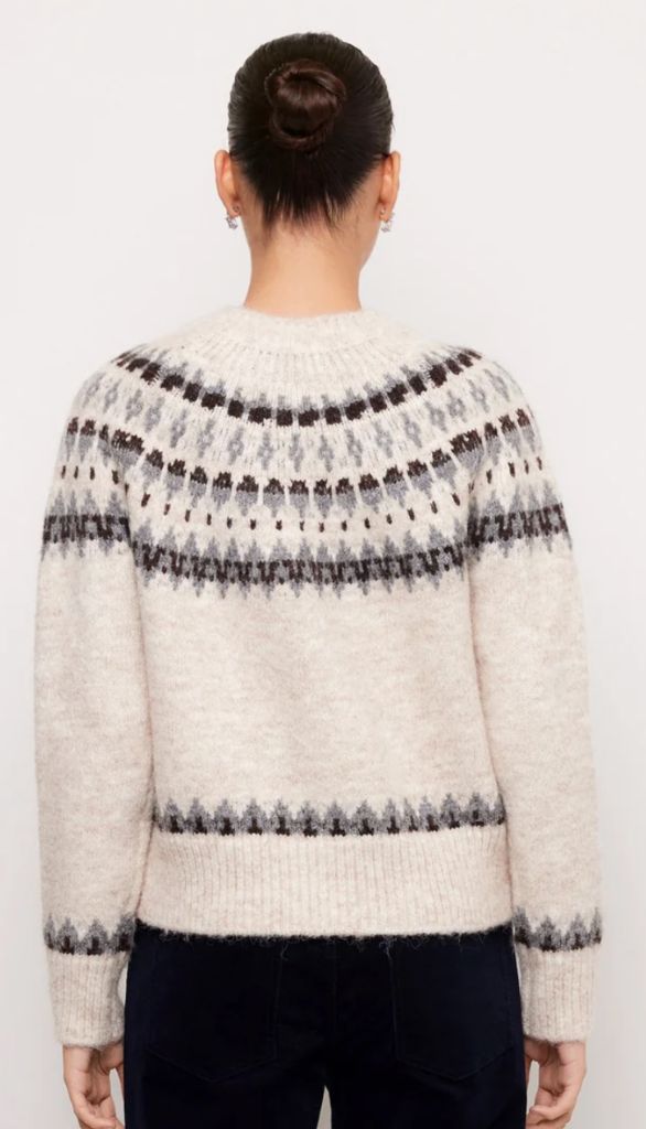 Jacquard Cardigan Sweater