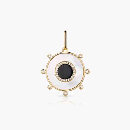 Soleil Mop And Onyx Charm