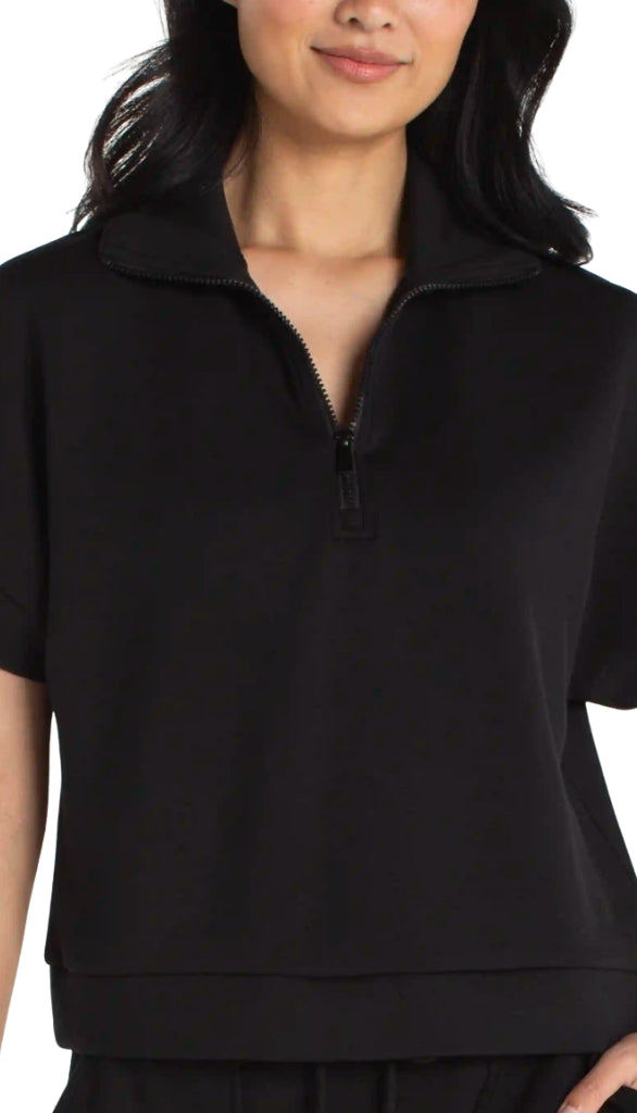 Half Zip Popover Top
