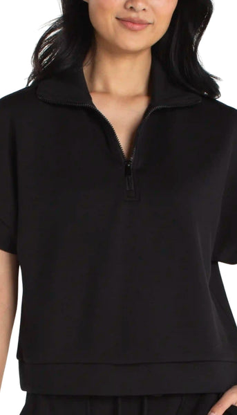 Half Zip Popover Top