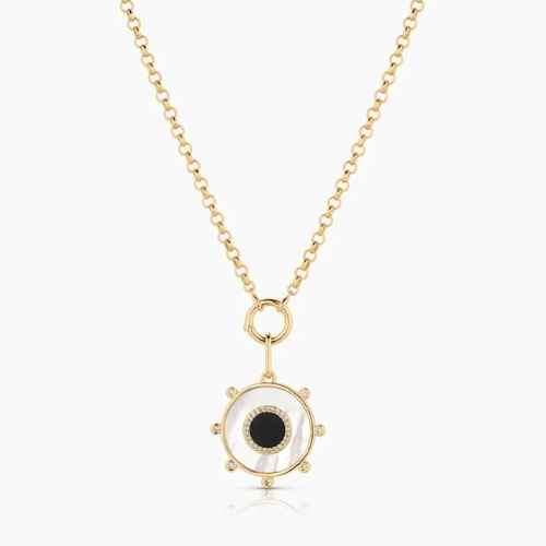 Soleil Mop And Onyx Charm