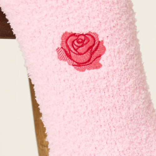 Cozy Crew with Grippers-Rose