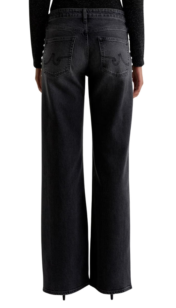 Adria-Studded Low Rise Wide Leg - Immensity