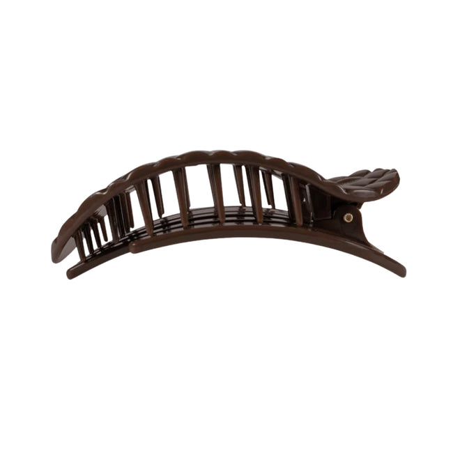 Small Flat Round Clip-Truly Taupe Quilted