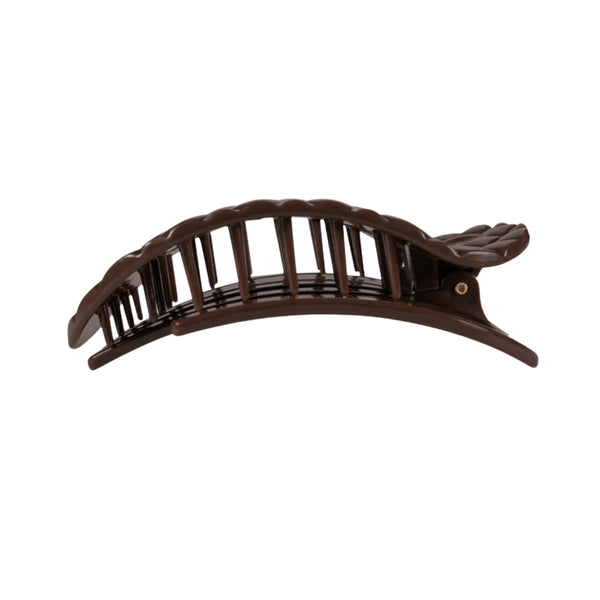Small Flat Round Clip-Truly Taupe Quilted