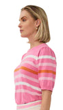 Puff Sleeve Stripe Sweater